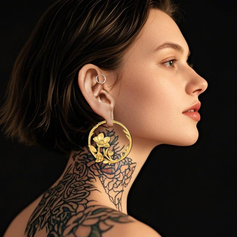 Atomhole Store 2PCS Cool Ear Weights 316 Stainless Steel Ear Gauges Plugs Tunnels Hypoallergenic Ear Expander Stretchers Fashion Piercing Body Jewelry - Image 3